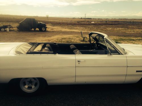 White plymouth fury 3 convertible electric top 318 v8 automatic