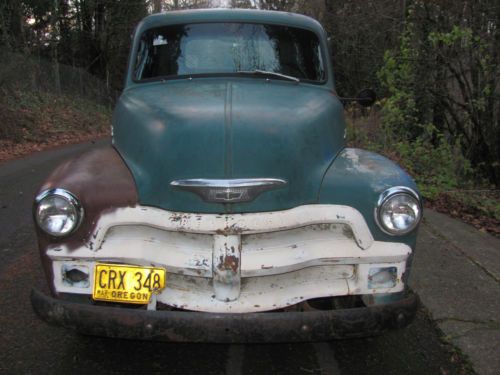 1954 chevrolet pickup truck 3100 series 1/2 ton shortbed stepside chevy *video*