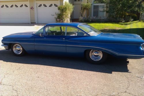 1960 oldsmobile 88 bubble top, 383 stroker, royal blue exterior, new interior