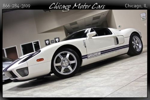 2005 ford gt only 1200 miles white rare 2 option car collector quality wow