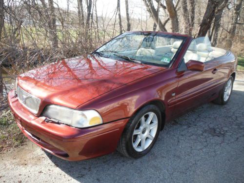 2001 volvo c70 convertible 2.3liter turbo 5 cylinder w/air conditioning