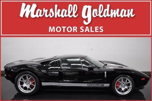 2005 ford gt  mark ii black silver stripes  only 382 miles
