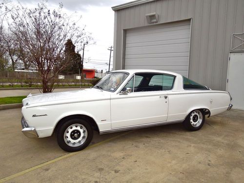 1966 barracuda v8 factory tach bucket seats great drivers car must see
