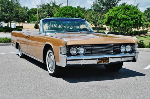The best 1965 lincoln continental convertible ive ever owned 64,294 miles mint.