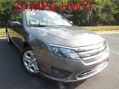 Ford fusion 4dr sedan se fwd low miles automatic 3.0l v6 cyl sterling gray metal