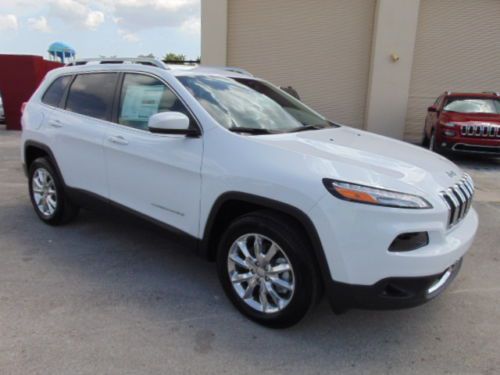 *brand new* 2015 jeep cherokee 4x4 *limited* navigation - heated leather - led&#039;s