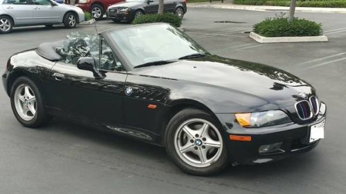 1996 bmw z3 1.9 roadster 5 speed manual 4 cyl car fax convertible blk