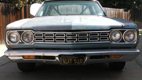 1968 plymouth pro street belvedere california black plate car