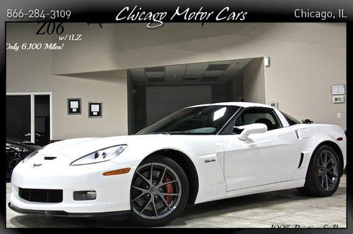 2011 chevrolet corvette z06 rare arctic white only 6k miles heads-up display wow