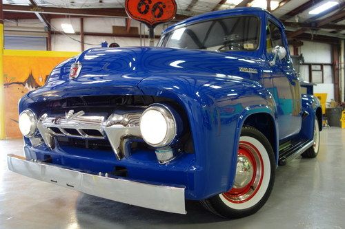 1954 ford f-100 frame-off restored classic pickup truck / video &amp; sound f100