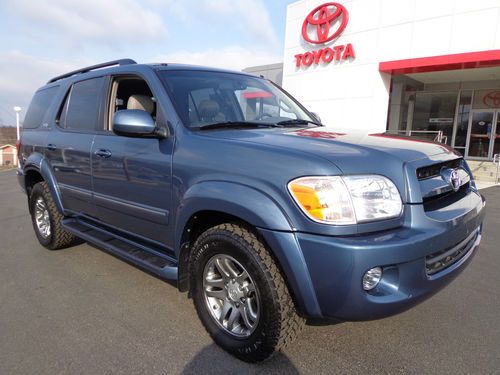 2007 toyota sequoia sr5 4.7l v8 4wd moonroof heated leather 3rd row seats  video