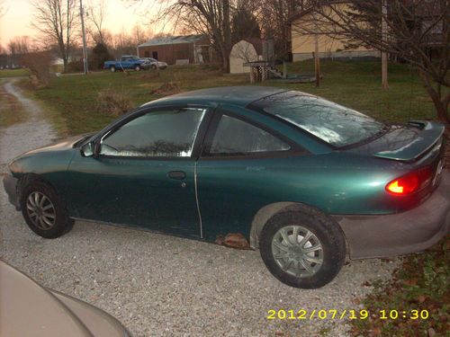 1998 chevrolet cavalier coupe 2-door, rear fin, new tires, stereo w/bass and amp