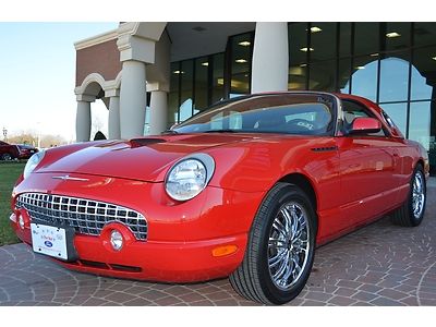 2002 ford thunderbird convertible, pampered by employee's wife, only 28k miles!