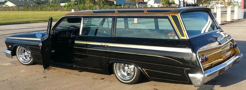 1962 impala station wagon air ride bagged custom paint lowrider