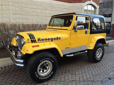 Jeep cj7 renegade 350 v8 auto yellow/black lift kit 33 tires financing available