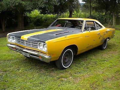 1969 plymouth roadrunner base 6.3l  2 door coupe