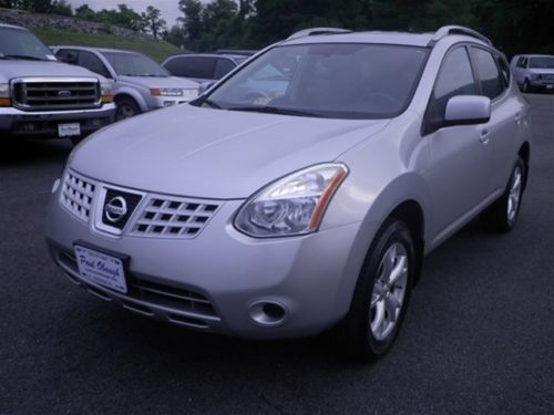 Pre-owned clean 2009 nissan rogue sl sunroof silver