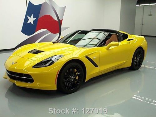 2014 chevrolet corvette stingray z51 3lt 7-speed nav 1k texas direct auto