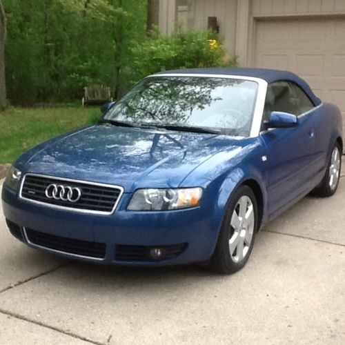 Convertible audi a-4  2006 exciting automobile