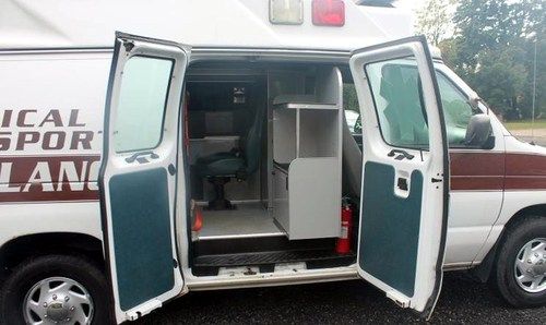 1999 ford e-350 econoline xl extended cargo van 2-door 7.3l ambulance