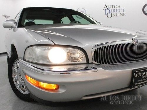 We finance 2002 buick park avenue ultra sc 1owner clean carfax mroof 12cd htdsts