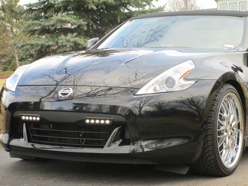 Rare find! extremely low miles, triple black 370z convertible