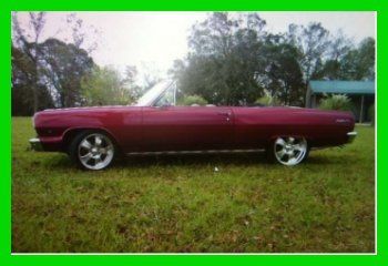 1964 chevy chevelle malibu crate 502c.i. with 1,900 miles custom leather cd