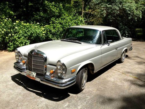 1968 mercedes 280se coupe - one owner