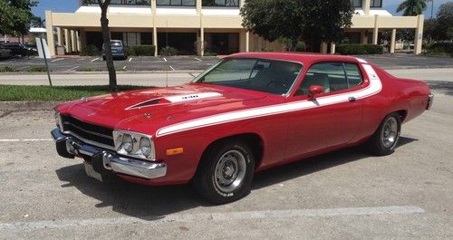 1973 plymouth road runner factory matching numbers 340 engine no reserve special
