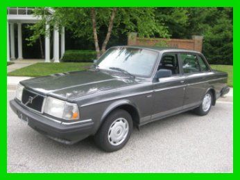 1991 volvo 240, 5 speed manual, x-nice, no reserve, michellins, cold air