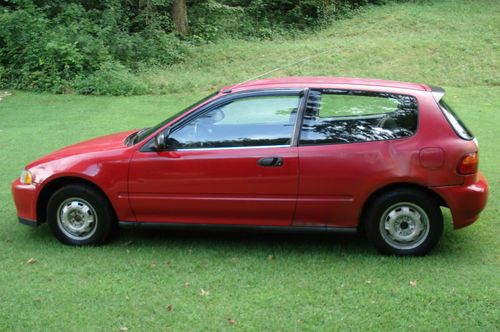 1995 Honda civic hatchback vx mpg #7