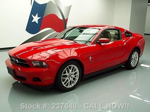 2012 ford mustang v6 premium auto pony pkg leather 34k texas direct auto