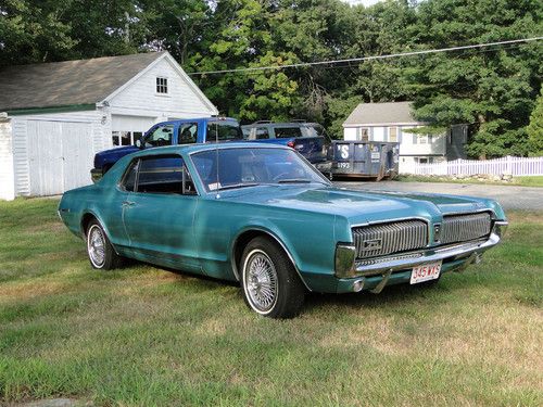1967 mercury cougar 289 automatic, tilt-swing, great driver many new parts