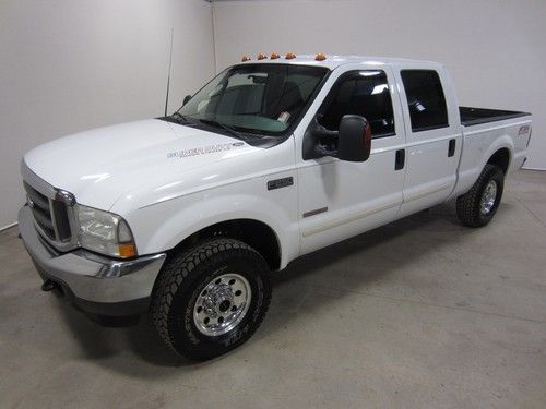 03 ford f-250 xlt 4x4 turbo diesel 6.0l crew cab short bed co/nm owned 80+ pics