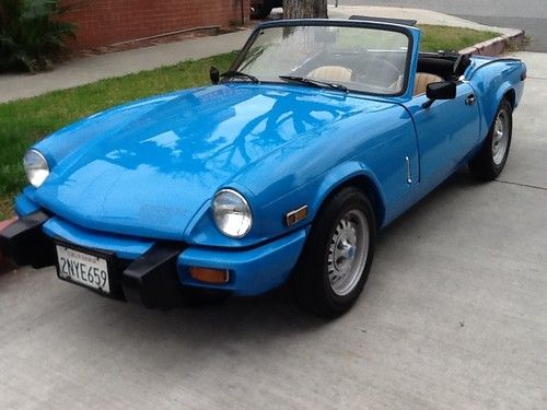 1979 triumph spitfire 1500 .....complete restoration, ready to be enjoyed.