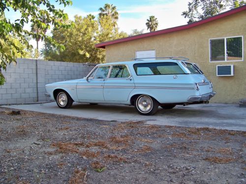1963 plymouth fury station wagon! original california black plate car! mopar 63