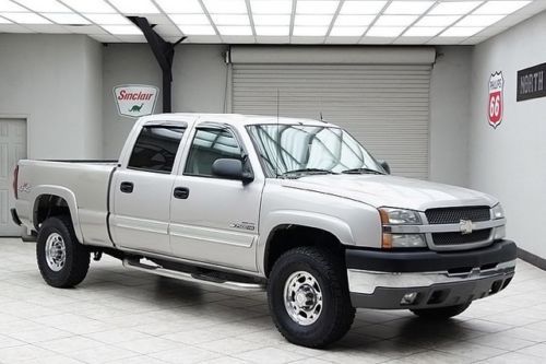 2004 chevy 2500hd diesel 4x4 lt heated leather bose crew cab 1 owner
