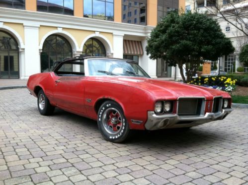 1972 oldsmobile cutlass 442 convertible (not w30 and not a clone)