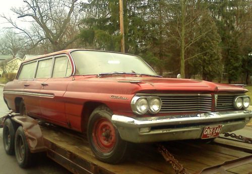 1962 pontiac catalina safari wagon barn find project car