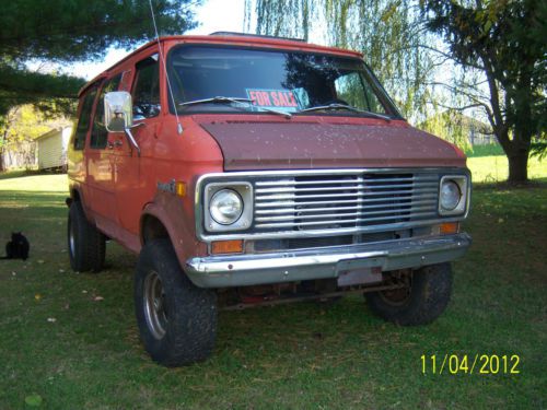 1977 chevy g-20 4x4 van project/other/vintage/antique