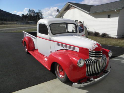 1946 custom chevy pu, hot rod, show truck, custom truck, cruiser, low rider
