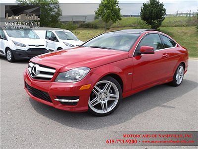 5-days *no reserve* &#039;12 c250 cpe navi pano roof 18&#034; amg xclean 1-own carfax w-ty