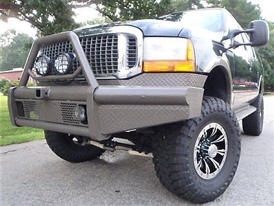 2001 ford excursion limited 7.3l diesel 4x4 w/ lift, tires, and brushguard!!
