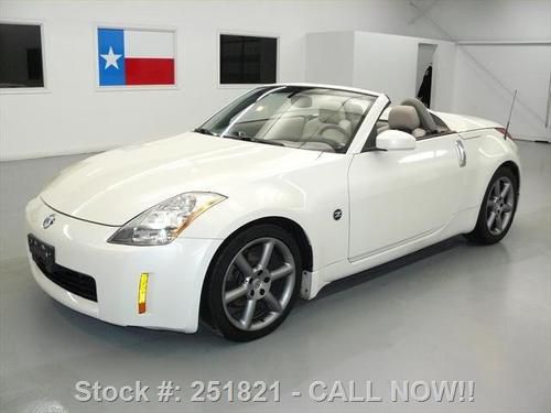 2004 nissan 350z touring roadster 6-spd htd leather 56k texas direct auto