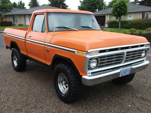 1976 ford f100 pickup 4 wheel drive one owner 78k actual miles