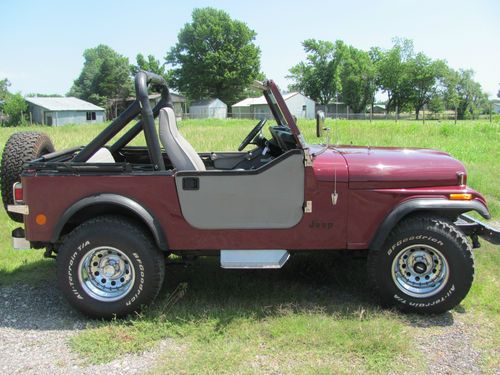 1981 jeep cj7 4x4 automatic wrangler restored six cylinder excellent driver