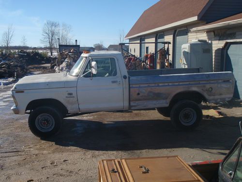 1973 f250 4x4 factory highboy project truck