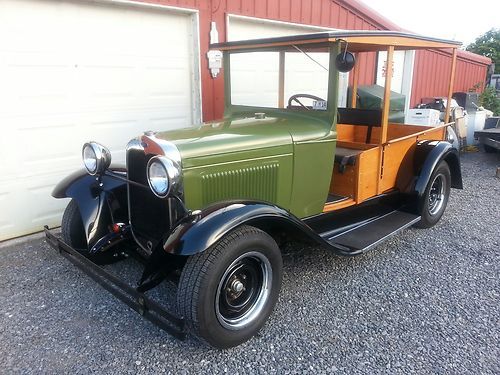 1930 model a woodie surf wagon rat rod hot hotrod truck pickup ford delivery 32