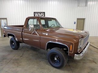 1978 brown black chevy gmc 4x4 v8 mud work replica fall guy truck new short bed
