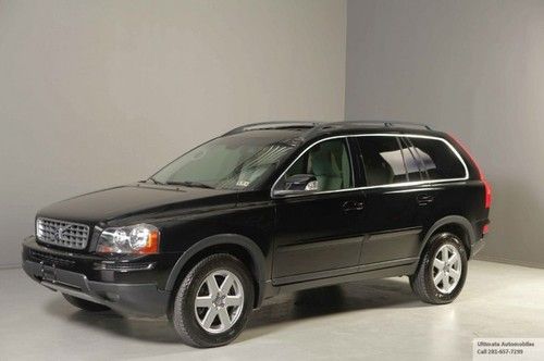 2007 volvo xc90 sunroof 7-pass leather heated seats 3rows 1-owner wood rear ac !